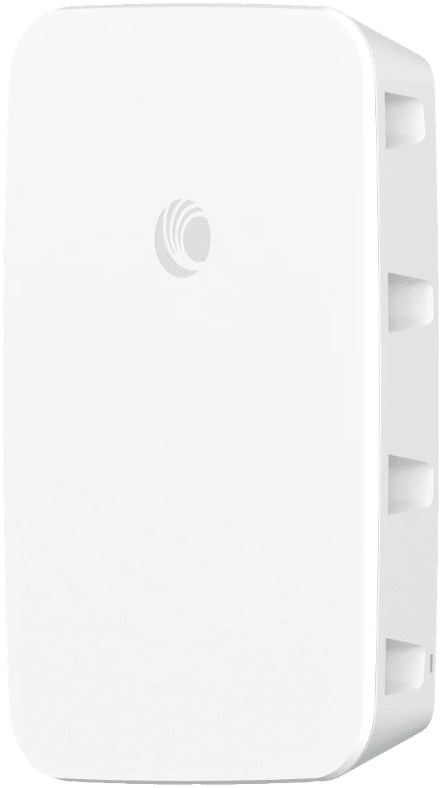 Cambium XV2-23T outdoor access point, a white weatherproof housing with ribbed mounting rails.